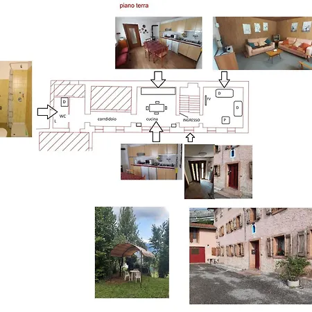 別荘 Al Viandante Casa Rosa *